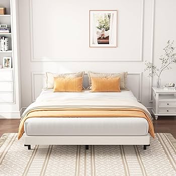 Amazon.com: Seiugaga Box Spring for Queen Bed 4 Inch - Heavy